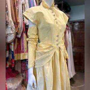 Elegant Yellow Dress